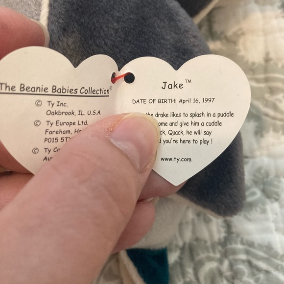 NWT - Beanie Baby: Jake the Drake - Picture 4 of 5